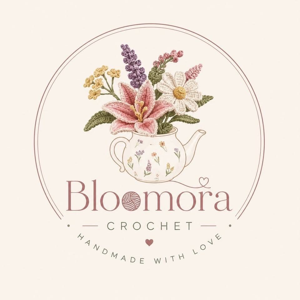 Bloomora Crochet logo
